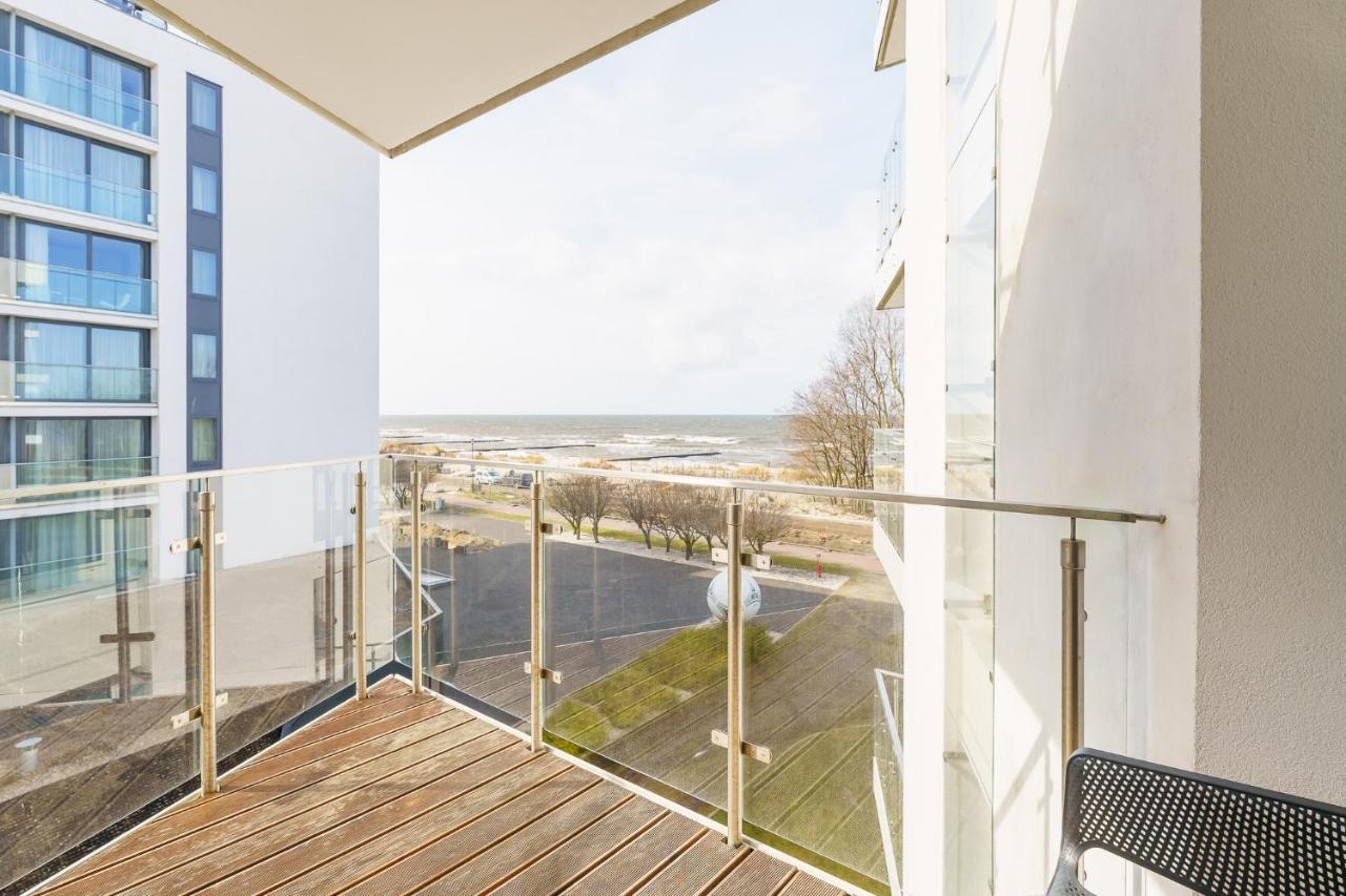 Z Widokiem Na Morze Z Aneksem Kuchennym I Basenem Ultra Marine Apartment Kolobrzeg